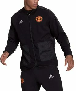 Buy 👍 Adidas Manchester United Travel Mid-Layer Full-Zip Jacket - Men 💯
