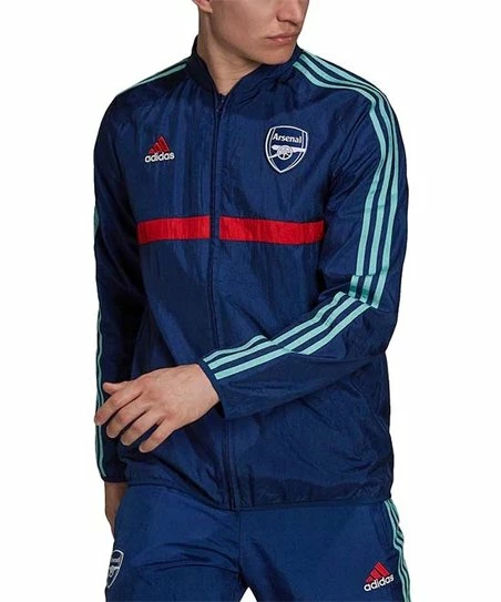 Brand new 😀 Adidas Arsenal Icons Woven Full-Zip Jacket - Men 💯 1 Brand new 😀 Adidas Arsenal Icons Woven Full-Zip Jacket - Men 💯