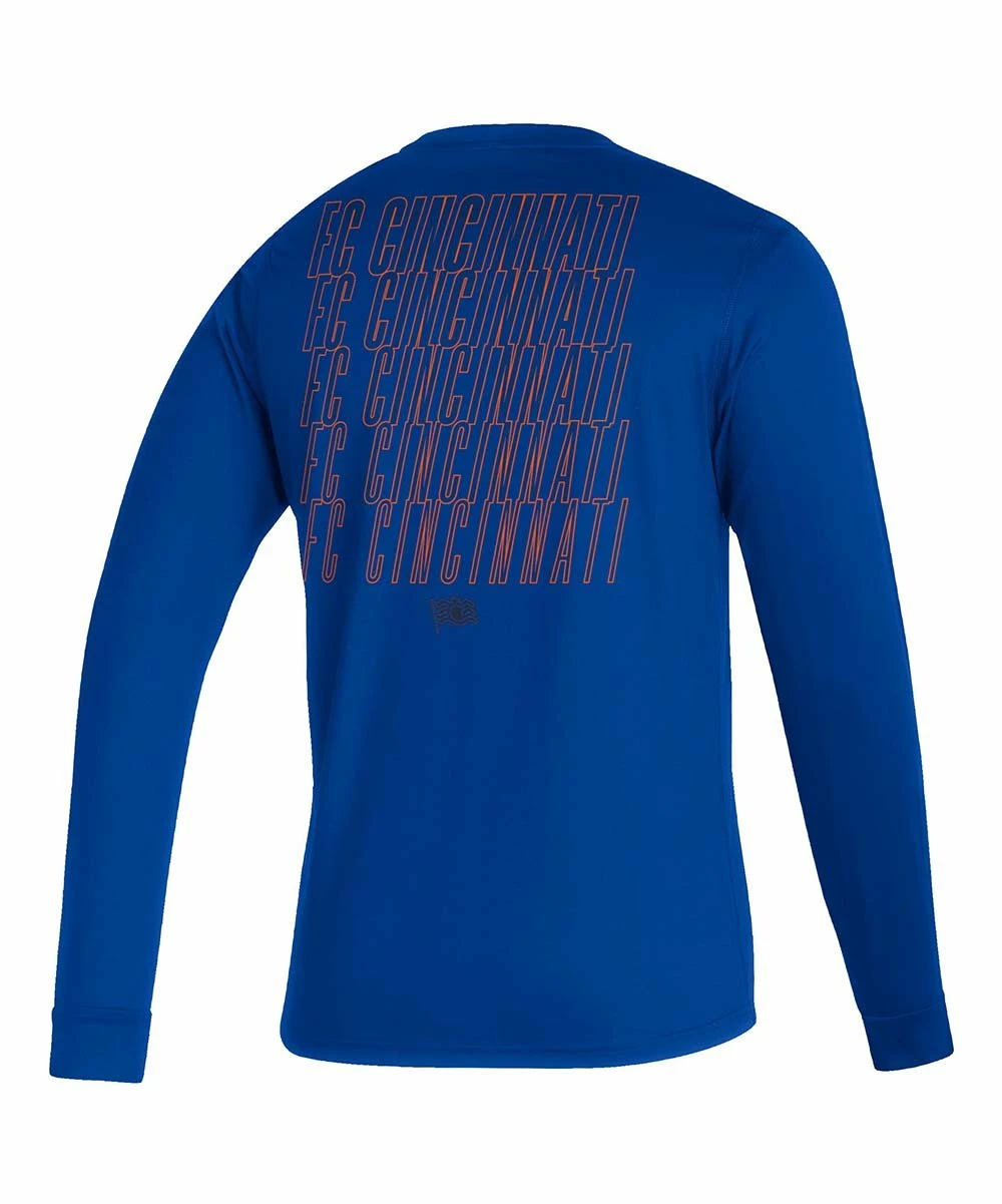 Best Pirce 👍 Adidas FC Cincinnati Club Long-Sleeve Tee - Men 🌟 2 Best Pirce 👍 Adidas FC Cincinnati Club Long-Sleeve Tee - Men 🌟 - Image 2