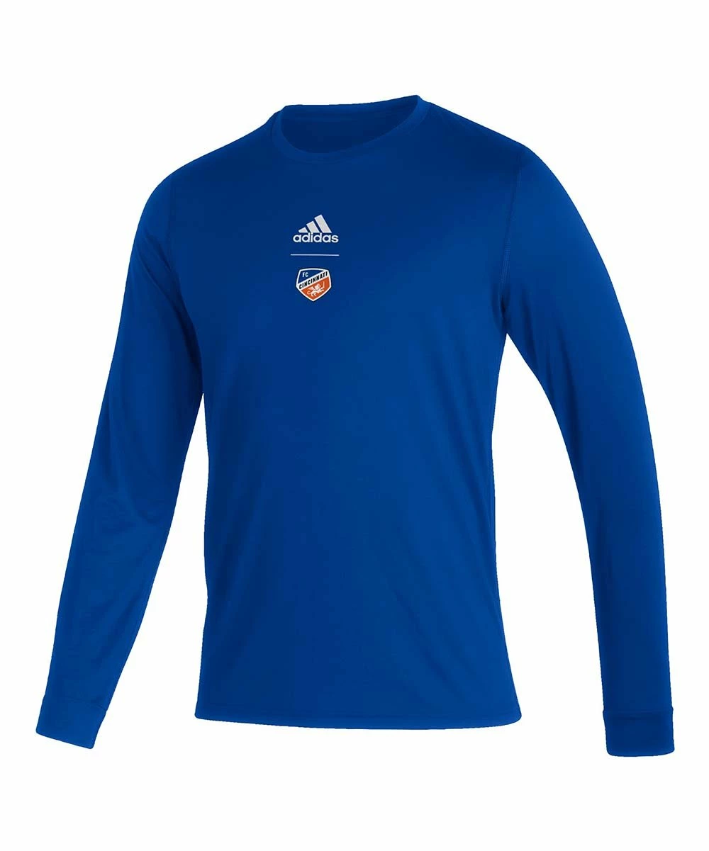 Best Pirce 👍 Adidas FC Cincinnati Club Long-Sleeve Tee - Men 🌟 1 Best Pirce 👍 Adidas FC Cincinnati Club Long-Sleeve Tee - Men 🌟