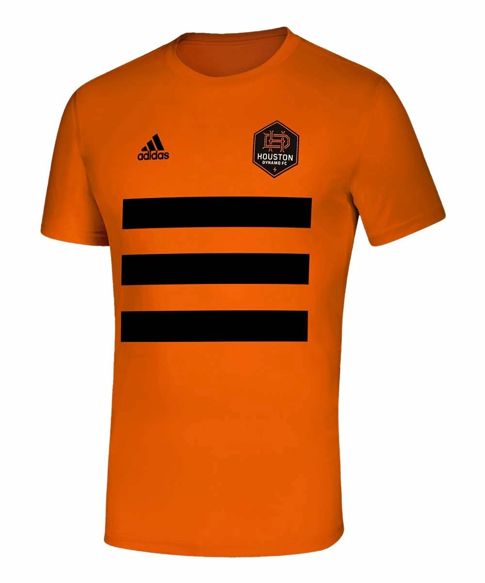 Cheapest ๐ Adidas Houston Dynamo FC Three-Stripe Life Pitch Tee - Men ๐