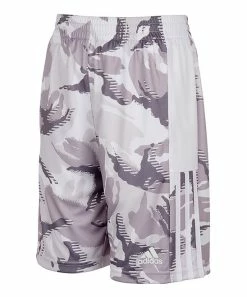 New ๐ฏ Adidas White Camouflage Mesh Shorts - Boys For Kids ๐