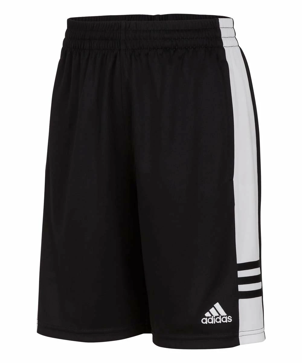 Buy ๐งจ Adidas Black Stripe Side-Panel Shorts - Boys For Kids โจ