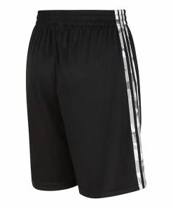 Alternative view of Discount 🔥 Adidas Black Camouflage Stripe Mesh Shorts - Boys For Kids 😀
