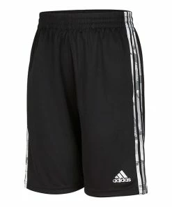 Discount 🔥 Adidas Black Camouflage Stripe Mesh Shorts - Boys For Kids 😀