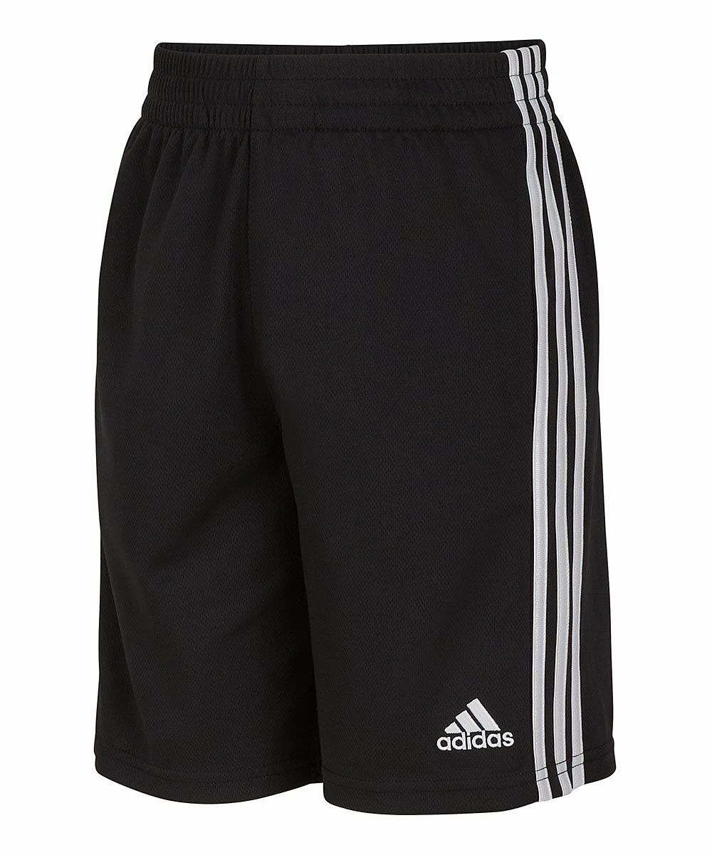 Wholesale ✔️ Adidas Black Side-Stripe Mesh 🏀 Basketball Shorts - Boys For Kids 🛒 1 Wholesale ✔️ Adidas Black Side-Stripe Mesh 🏀 Basketball Shorts - Boys For Kids 🛒