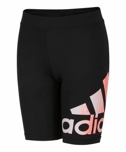 Top 10 😉 Adidas Black & Pink Logo Bike Shorts - 👧 Girls For Kids 👍