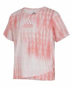 Brand new 🥰 Adidas Medium Pink Tie-Dye Crewneck Tee - 👧 Girls For Kids 🤩