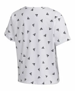 Cheap 🤩 Adidas White & Black Logo Tulip-Hem Tee - 👧 Girls For Kids ❤️ 3 Cheap 🤩 Adidas White & Black Logo Tulip-Hem Tee - 👧 Girls For Kids ❤️ -Adidas Shop zu103655609 alt 1 tm1648231535