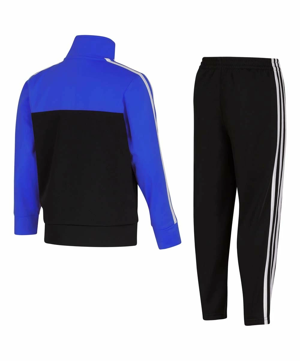 Hot Sale 👍 Adidas Bright Blue & Black Track Jacket & Pants - Boys For Kids ✔️ 2 Hot Sale 👍 Adidas Bright Blue & Black Track Jacket & Pants - Boys For Kids ✔️ - Image 2