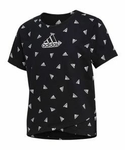 Best deal ๐งจ Adidas Black & White Logo Tulip-Hem Tee - ๐ง Girls For Kids ๐