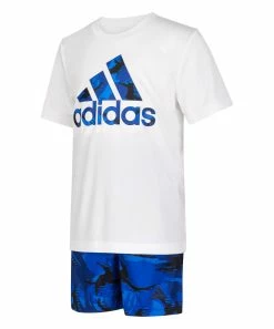 Wholesale ⌛ Adidas White Logo Crewneck Tee & Blue Camo Shorts - Toddler & Boys For Kids 🤩 5 Wholesale ⌛ Adidas White Logo Crewneck Tee & Blue Camo Shorts - Toddler & Boys For Kids 🤩 -Adidas Shop zu103663807 alt 2 tm1647977556
