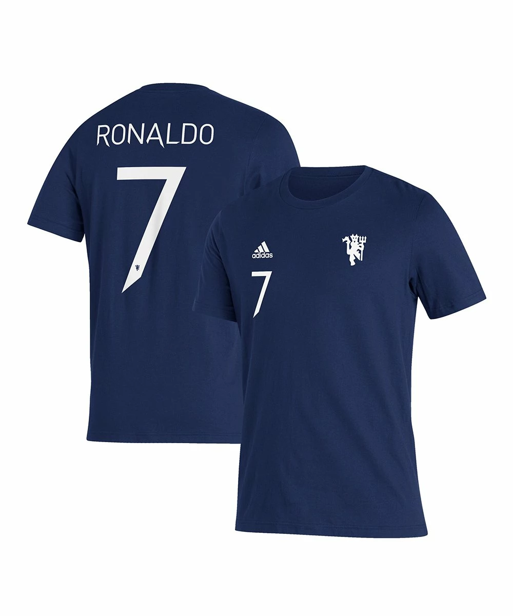 Brand new ๐งจ Adidas Manchester United Cristiano Ronaldo Name & Number Amplifier Tee - Men ๐ - Image 2