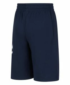 Alternative view of Discount 🤩 Adidas Navy & Gray Logo Graphic Shorts - Boys For Kids 🔔