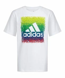 Best Pirce 👍 Adidas White 8-Bit Multicolor Logo Crewneck Tee - Kids 😉 5 Best Pirce 👍 Adidas White 8-Bit Multicolor Logo Crewneck Tee - Kids 😉 -Adidas Shop zu104209351 alt 2 tm1655399200