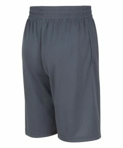Best Sale ❤️ Adidas Dark Gray & Black Logo Graphic Shorts - Boys For Kids 🧨 -Adidas Shop zu104209380 alt 1 tm1648143402