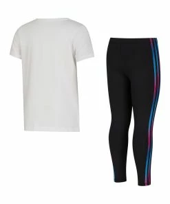 Discount โ Adidas White Logo Crewneck Tee & Black Leggings - Toddler & ๐ง Girls For Kids ๐งจ 5 Discount โ Adidas White Logo Crewneck Tee & Black Leggings - Toddler & ๐ง Girls For Kids ๐งจ -Adidas Shop zu104209395 alt 2 tm1649972109