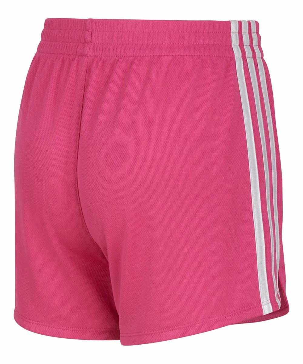 Best Pirce 🤩 Adidas Pink Logo Mesh Shorts - 👧 Girls For Kids 🛒 - Image 2
