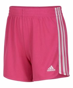 Best Pirce 🤩 Adidas Pink Logo Mesh Shorts - 👧 Girls For Kids 🛒