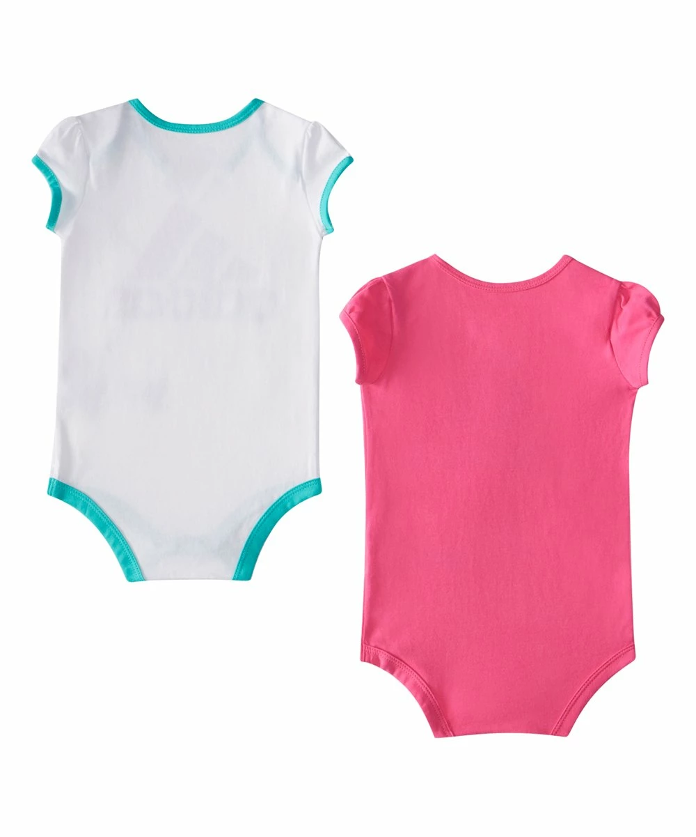 Best Pirce ๐ Adidas White & Pink Logo Bodysuit - Set Of Two For Baby & Maternity ๐ 2 Best Pirce ๐ Adidas White & Pink Logo Bodysuit - Set Of Two For Baby & Maternity ๐ - Image 2