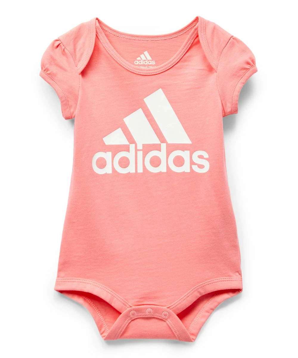 Coupon 🛒 Adidas Ice Mint & Pink Logo Bodysuit - Set Of Two For Baby & Maternity 💯 - Image 2