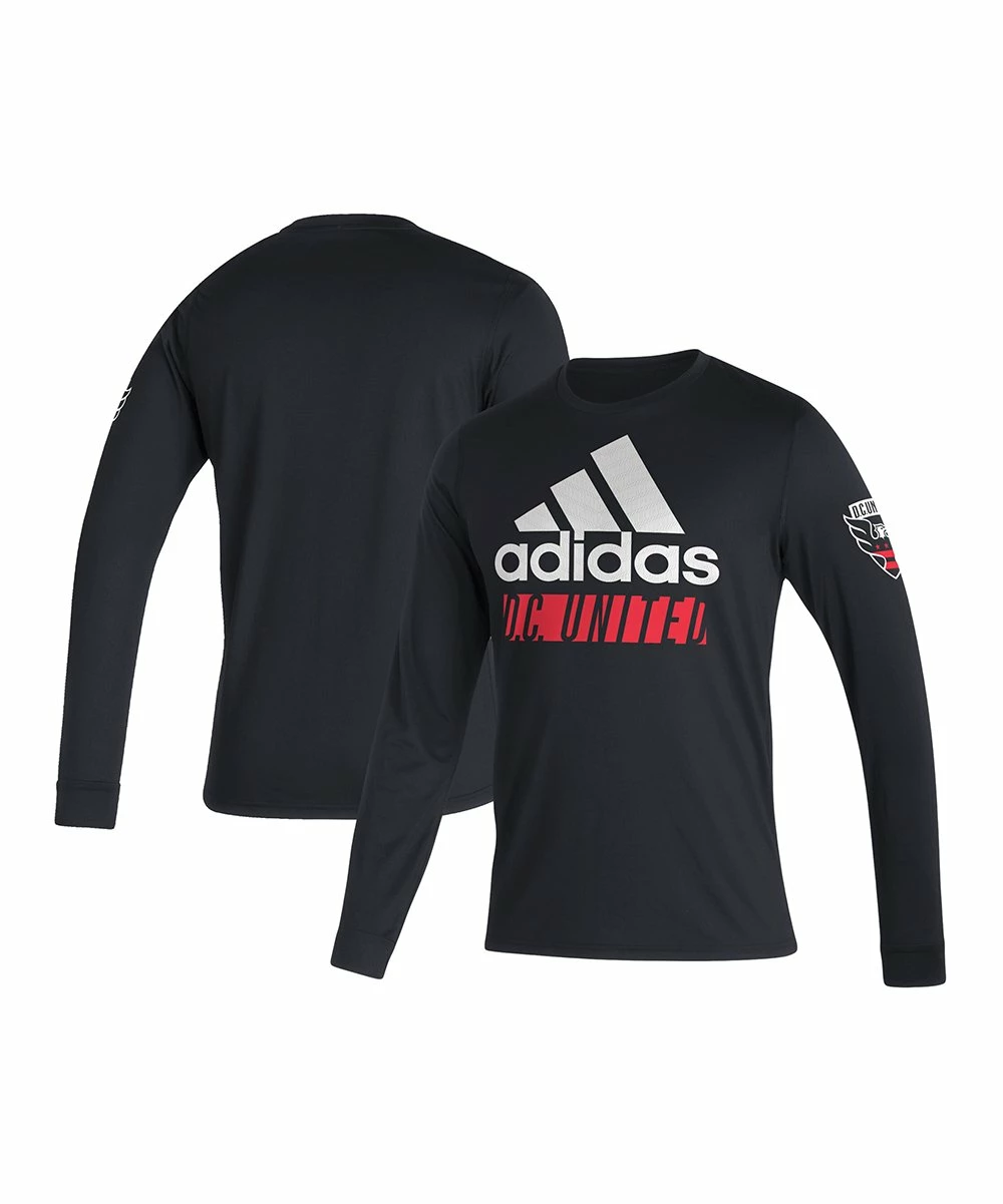 New ๐ Adidas D.C. United Vintage Performance Long-Sleeve Tee - Men ๐ 2 New ๐ Adidas D.C. United Vintage Performance Long-Sleeve Tee - Men ๐ - Image 2