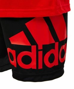 Top 10 💯 Adidas Vivid Red & Black Mountain Logo Tee & Short Set - Toddler & Boys For Kids 🤩 5 Top 10 💯 Adidas Vivid Red & Black Mountain Logo Tee & Short Set - Toddler & Boys For Kids 🤩 -Adidas Shop zu105145103 alt 2 tm1653423234