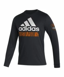 Best Sale ๐ Adidas Houston Dynamo FC Vintage Performance Long-Sleeve Tee - Men ๐งจ