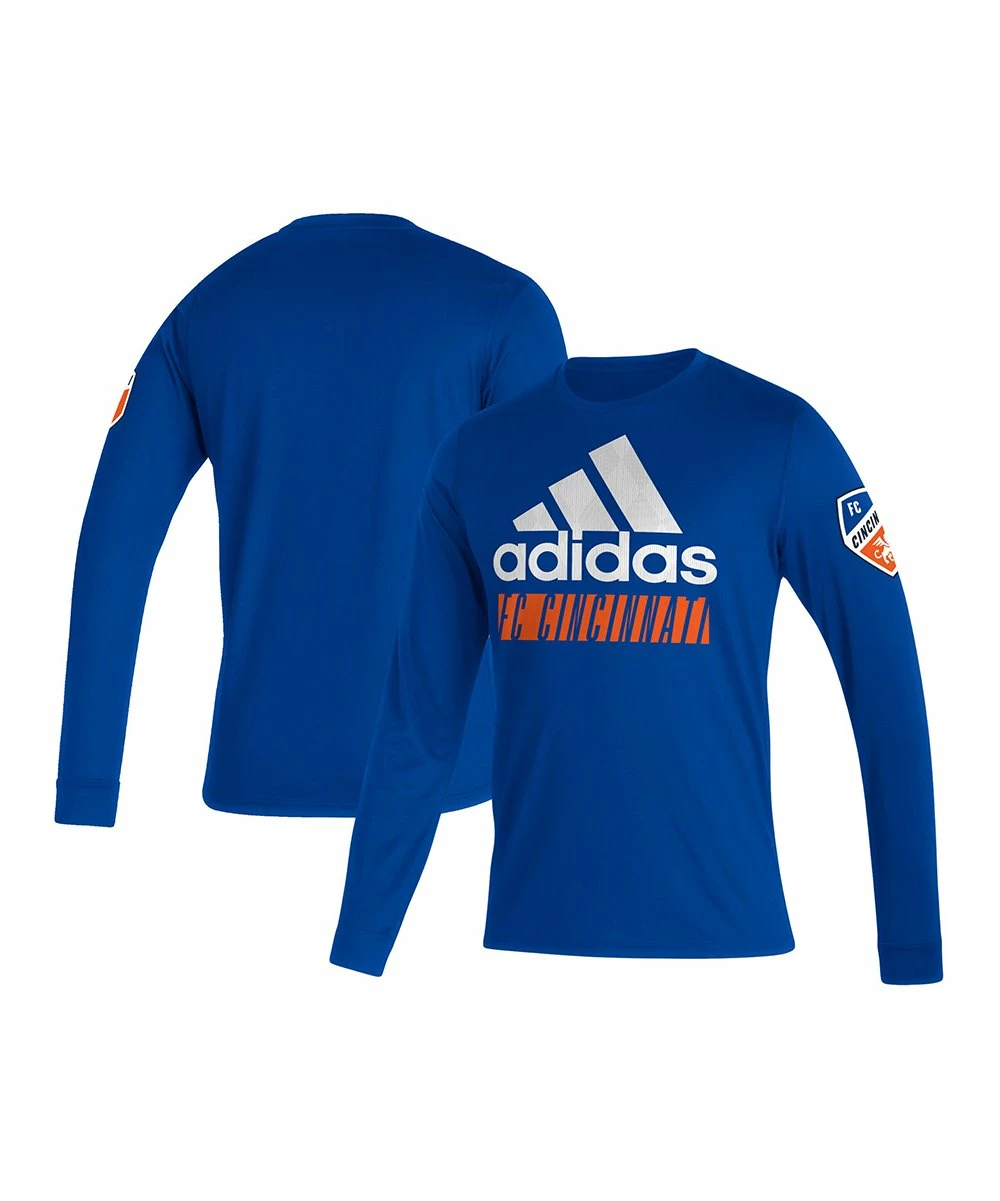 Budget ๐ Adidas FC Cincinnati Vintage Performance Long-Sleeve Tee - Men ๐ - Image 2