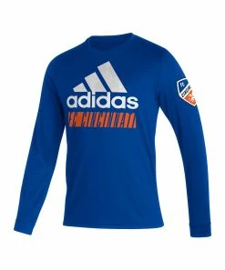 Budget 😀 Adidas FC Cincinnati Vintage Performance Long-Sleeve Tee - Men 👍