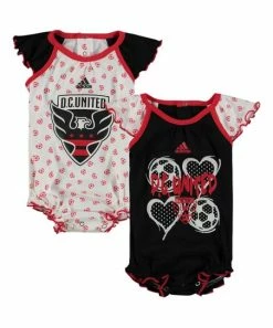 Best deal 🎉 Adidas D.C. United Angel-Sleeve Bodysuit Set - Newborn & Infant For Baby & Maternity 🧨