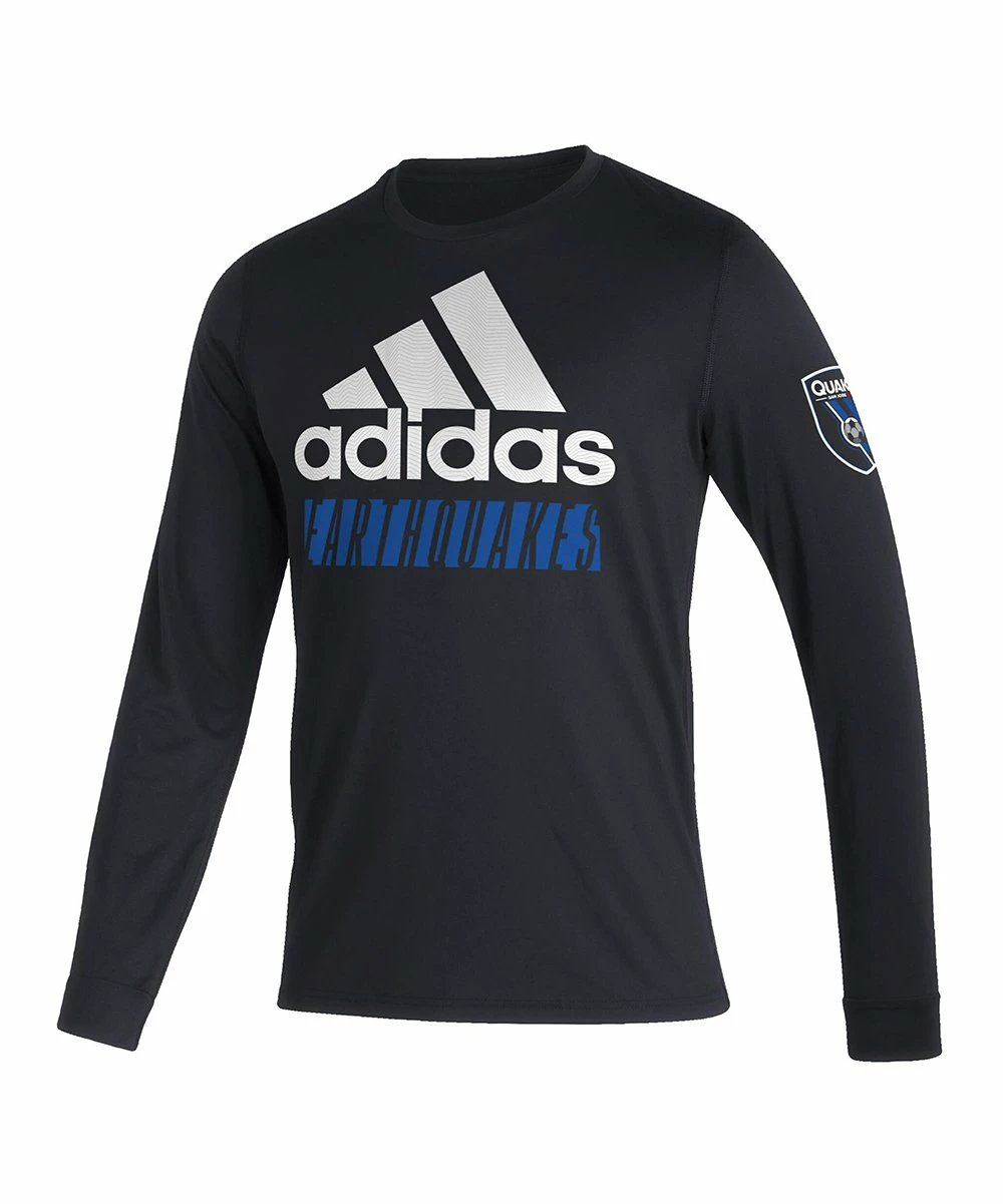 Best Pirce ✔️ Adidas San Jose Earthquakes Vintage Long-Sleeve Tee - Men 👍 1 Best Pirce ✔️ Adidas San Jose Earthquakes Vintage Long-Sleeve Tee - Men 👍