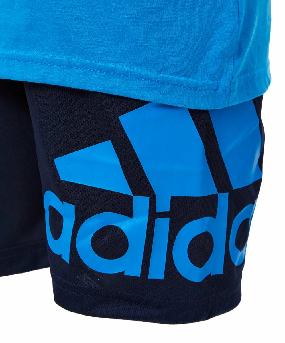 Top 10 โ Adidas Blue Rush Mountain Logo Tee & Short Set - Boys For Kids ๐ 2 Top 10 โ Adidas Blue Rush Mountain Logo Tee & Short Set - Boys For Kids ๐ - Image 2