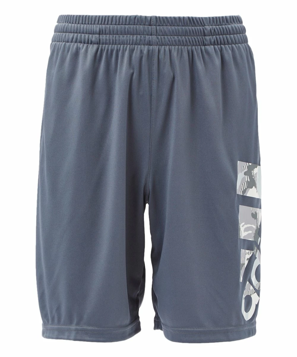 Buy ๐ Adidas Dark Gray & White Mountain Logo Track Shorts - Boys For Kids ๐
