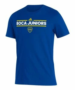 Outlet 🌟 Adidas Boca Juniors Lockup Crewneck Tee - Men 🛒