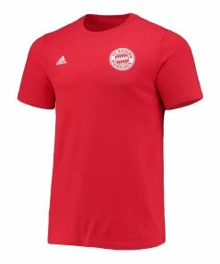 Best reviews of 🤩 Adidas Red Bayern Munich Logo Tee - Men 🔥