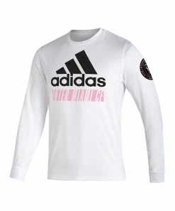 Best Sale 👍 Adidas Inter Miami CF Vintage Performance Long-Sleeve Tee - Men 🎉