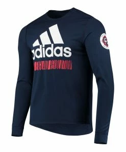 Outlet π Adidas New England Revolution Vintage Long-Sleeve Tee - Men π