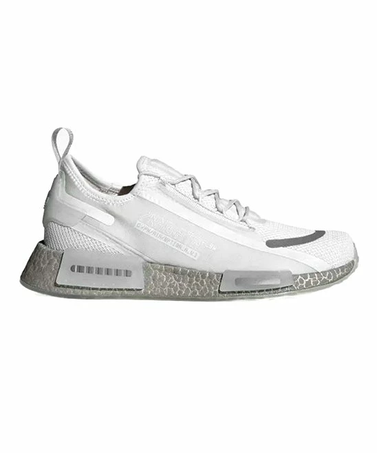 Top 10 ❤️ Adidas Crystal White & Silver Metallic NMD R1 SPECTOO Running 👞 Shoe - Men 🎉 3 Top 10 ❤️ Adidas Crystal White & Silver Metallic NMD R1 SPECTOO Running 👞 Shoe - Men 🎉 - Image 3