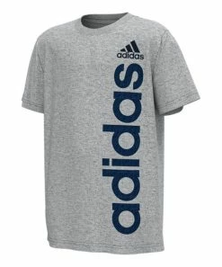 Brand new 😉 Adidas Light Gray Heather 'Adidas' Tee - Boys For Kids 🥰