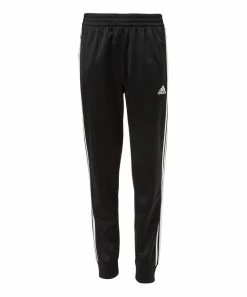 Hot Sale โ Adidas Black & White Stripe Joggers - Boys For Kids โจ