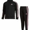 Best reviews of 🎉 Adidas Black & Blush Signature Stripe Track Jacket & Track Pants - 👧 Girls For Kids ⭐