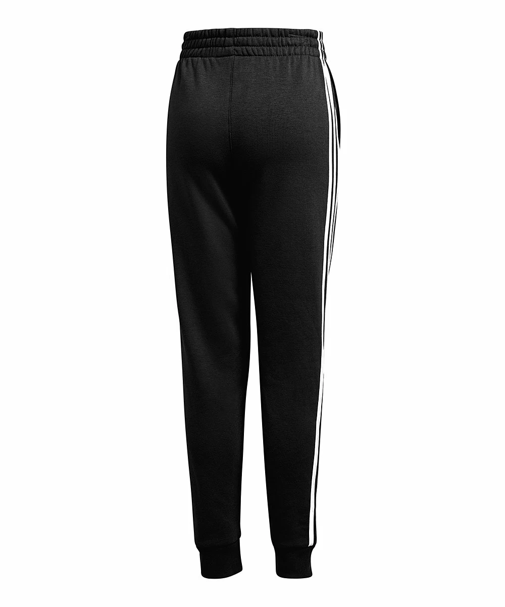 Top 10 โญ Adidas Black & White Signature Stripes Joggers - Boys For Kids โ - Image 2