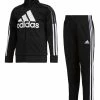 Outlet ✔️ Adidas Black & White Logo Track Jacket & Track Pants - Toddler & Boys For Kids 😀
