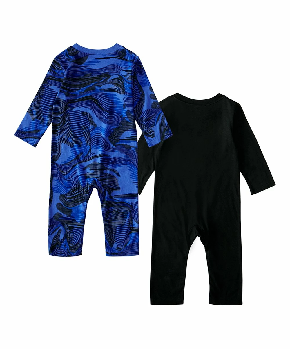 New ๐งจ Adidas Blue & Black Logo Playsuit Set - Infant For Baby & Maternity โค๏ธ 2 New ๐งจ Adidas Blue & Black Logo Playsuit Set - Infant For Baby & Maternity โค๏ธ - Image 2