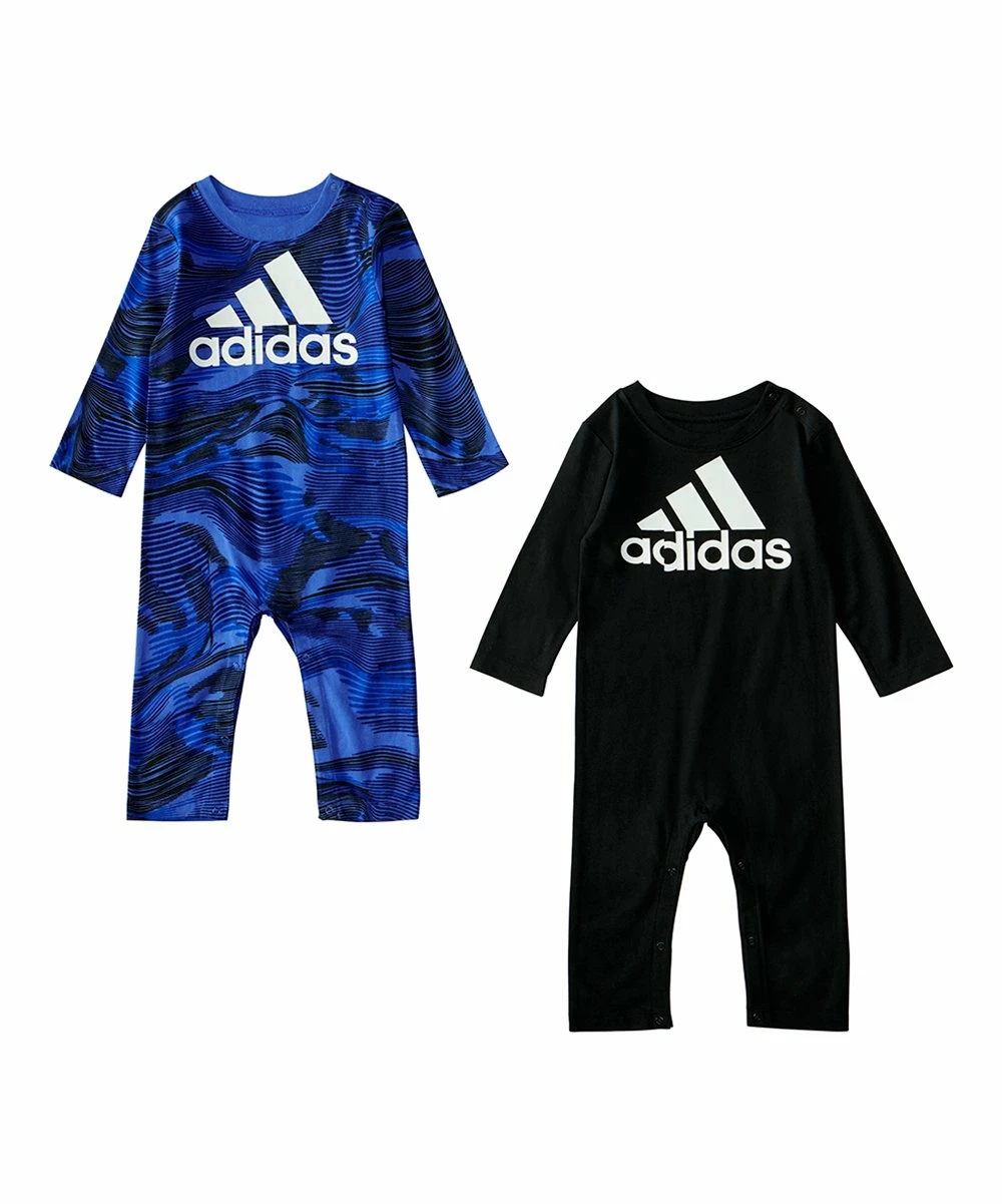New ๐งจ Adidas Blue & Black Logo Playsuit Set - Infant For Baby & Maternity โค๏ธ 1 New ๐งจ Adidas Blue & Black Logo Playsuit Set - Infant For Baby & Maternity โค๏ธ