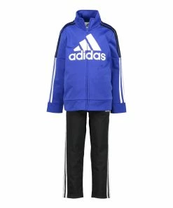 Budget 😍 Adidas Bright Blue 'Adidas' Track Jacket & Black Track Pants - Boys For Kids 🤩