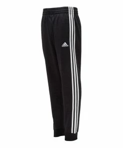 Outlet 🥰 Adidas Black & White Signature Stripe Joggers - Boys For Kids 👏 -Adidas Shop zu106935310 alt 1 tm1660062469