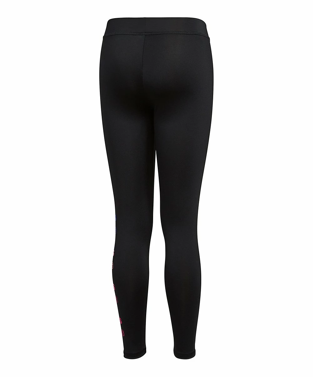 Brand new 🌟 Adidas Black & Blue Rainbow Logo Leggings - 👧 Girls For Kids 👍 2 Brand new 🌟 Adidas Black & Blue Rainbow Logo Leggings - 👧 Girls For Kids 👍 - Image 2