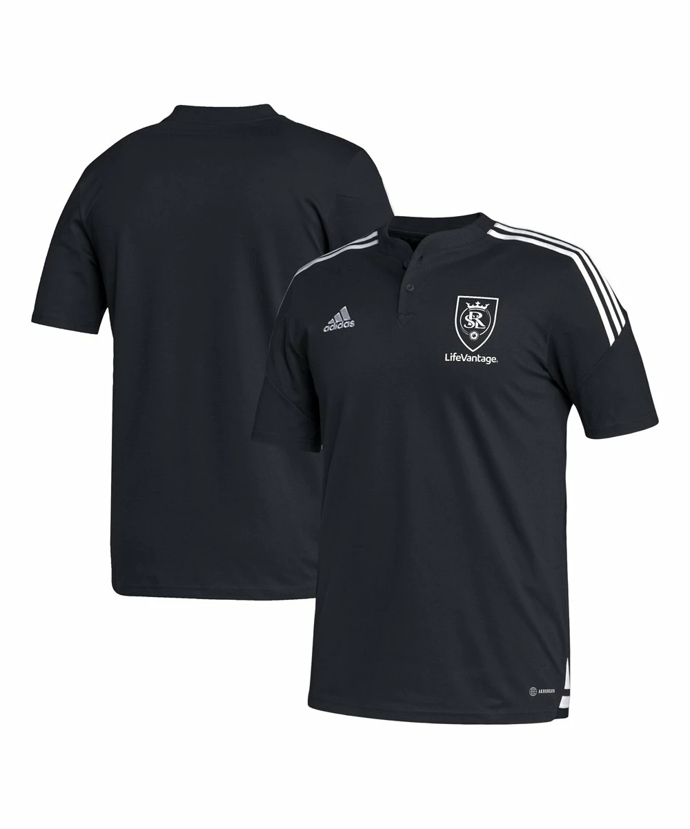 Budget ๐ฅฐ Adidas Real Salt Lake AeroReady Short-Sleeve Henley - Men ๐งจ - Image 2